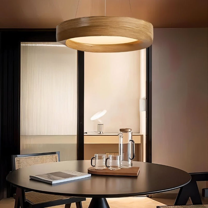 Japandi Minimalist Glass Pendant Light – Selion