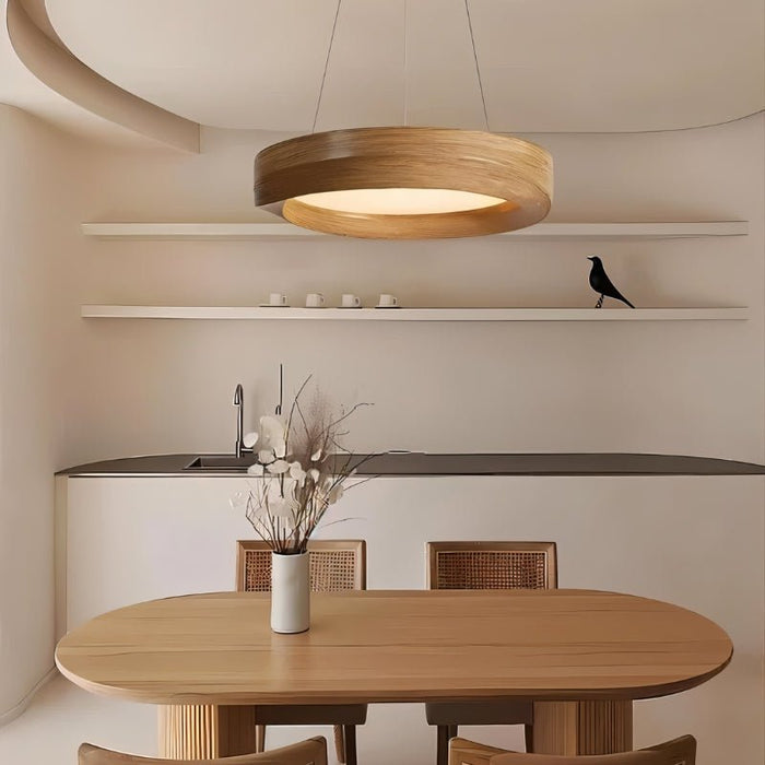 Japandi Minimalist Glass Pendant Light – Selion