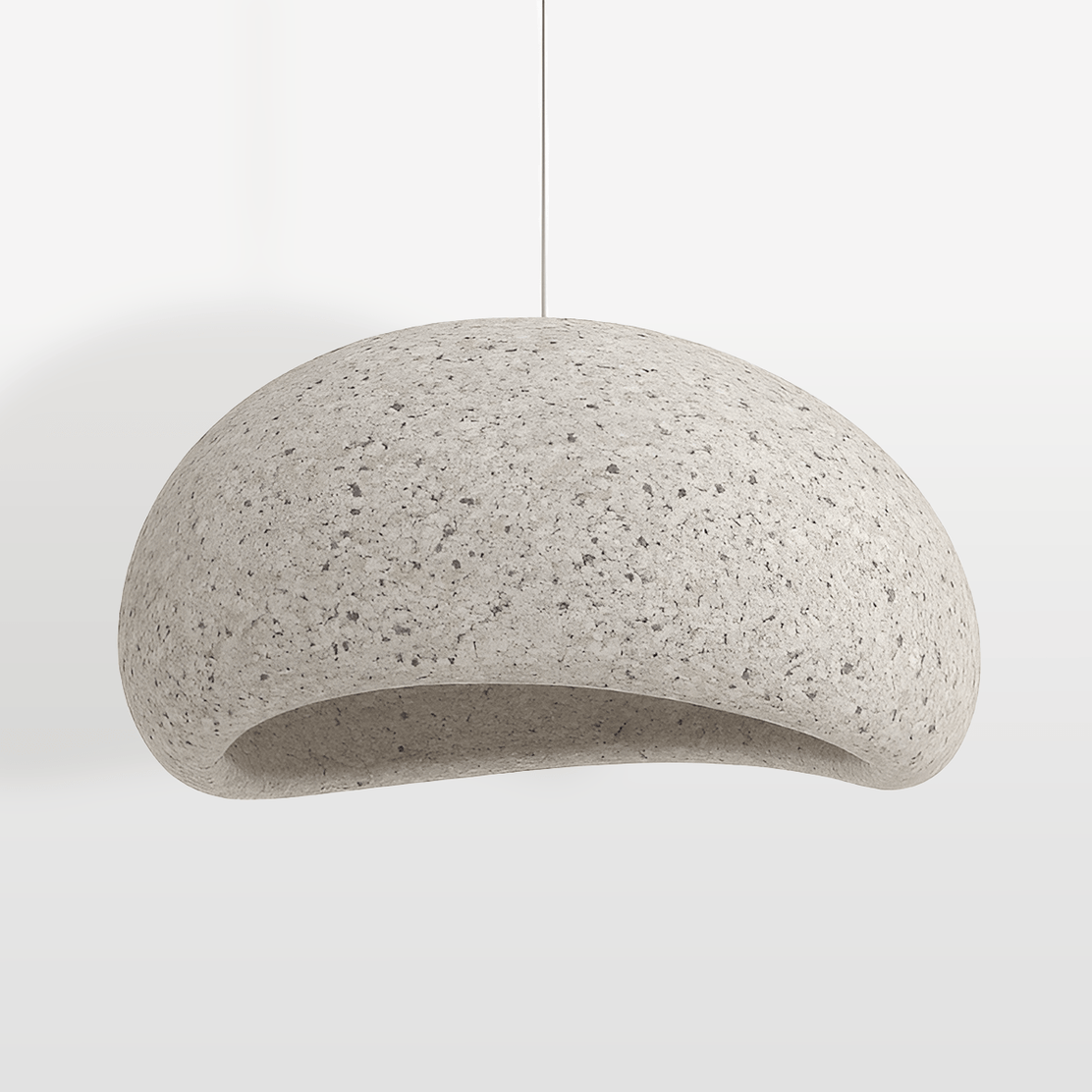 Japandi Textured Beige Pendant Light – Shibui Sand