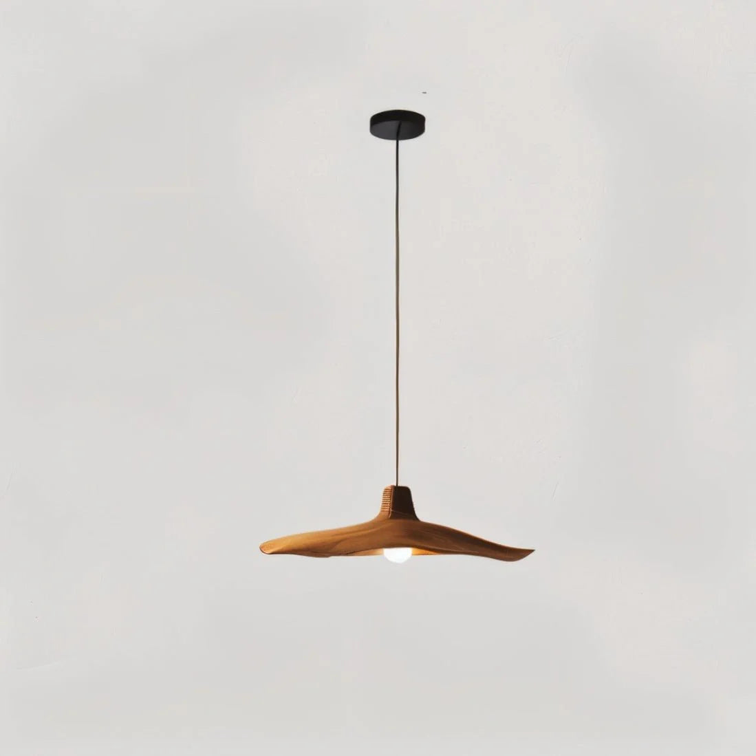 Japandi Perforated Brass Pendant Light – Siraj