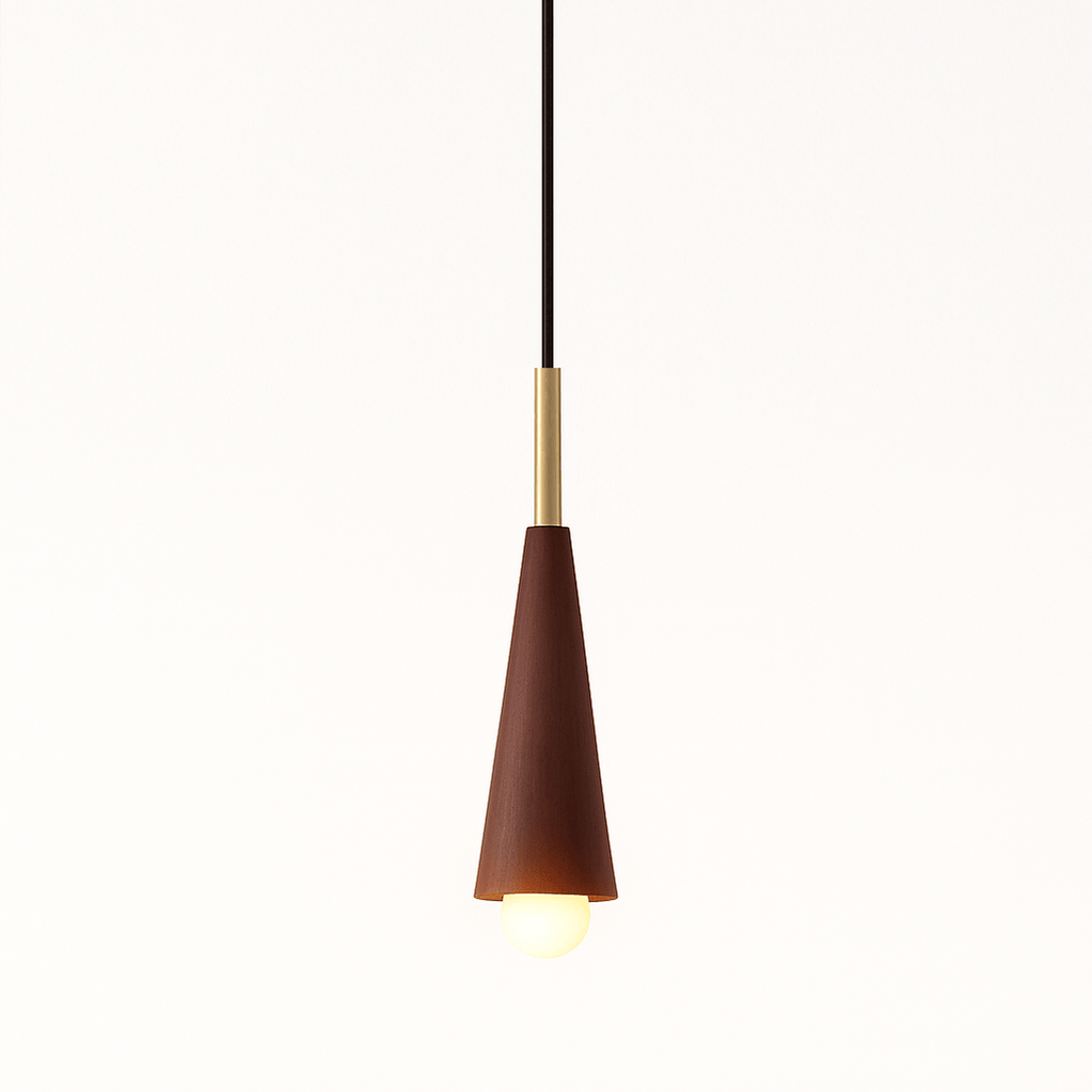 Japandi Elegant Glass Pendant Light – Svelora