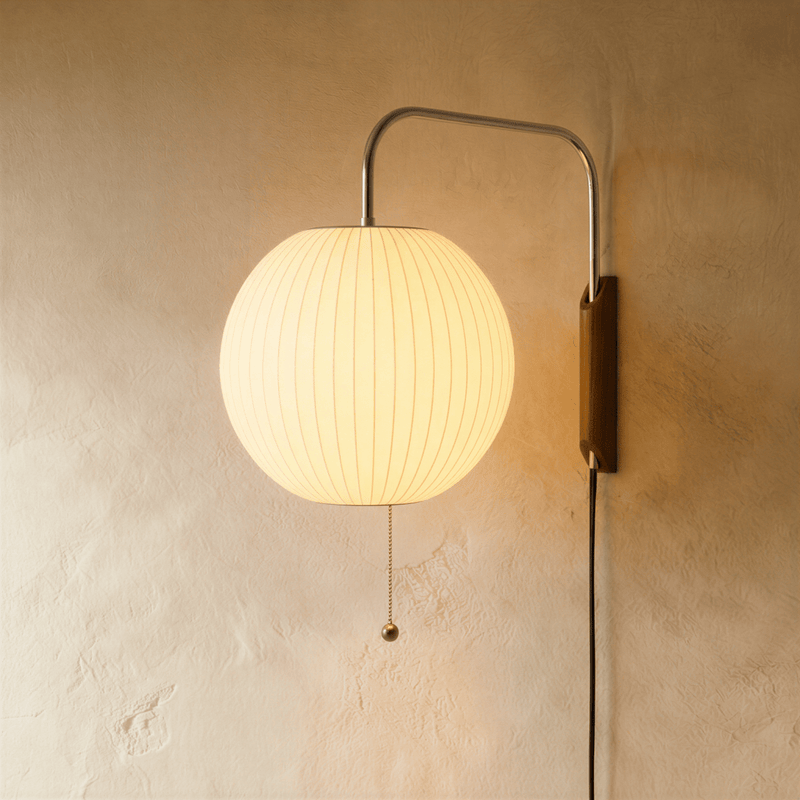 Japandi Fabric Shade Wall Lamp - Telan