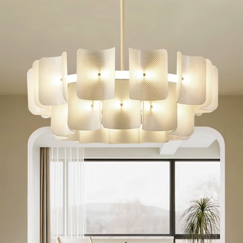 Japandi Industrial Metal Chandelier – Tiran