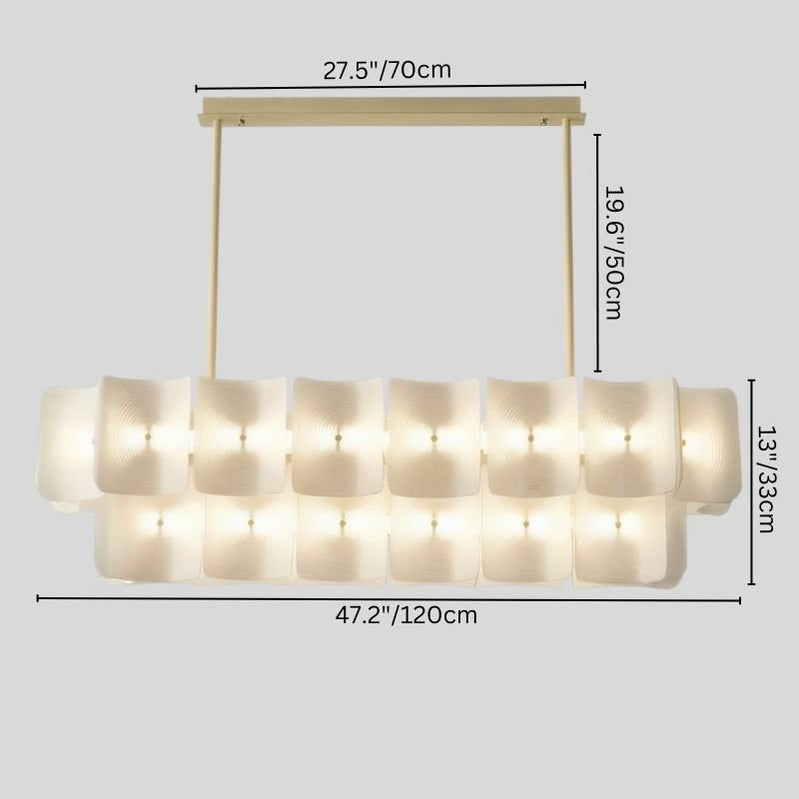 Japandi Industrial Metal Chandelier – Tiran