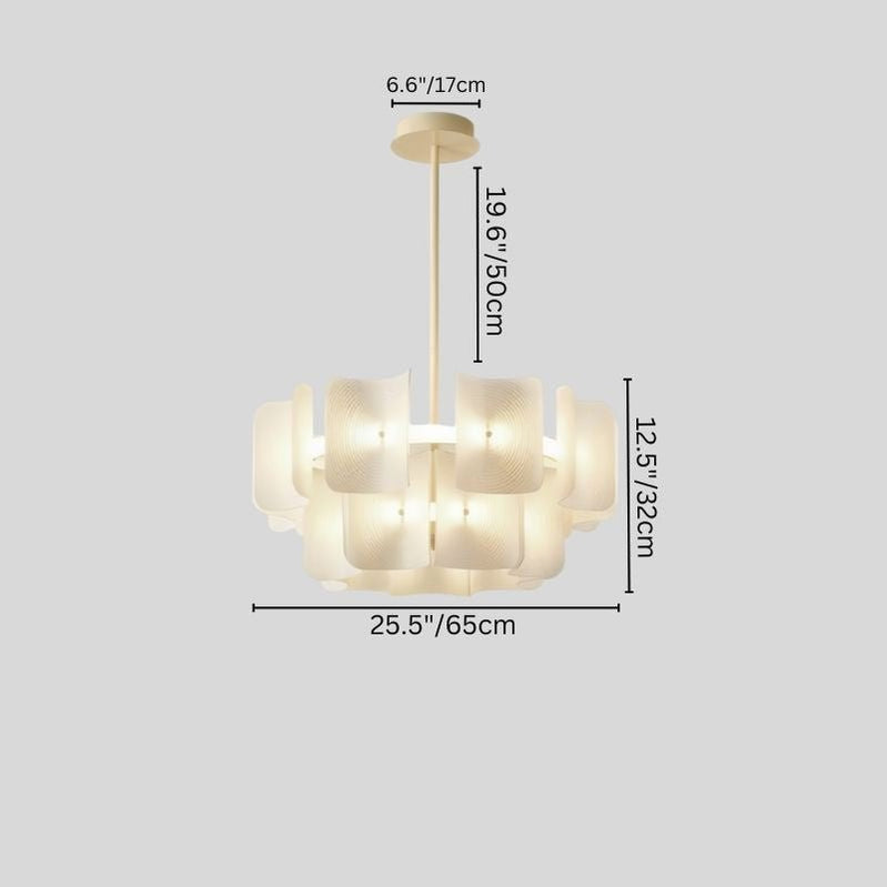Japandi Industrial Metal Chandelier – Tiran