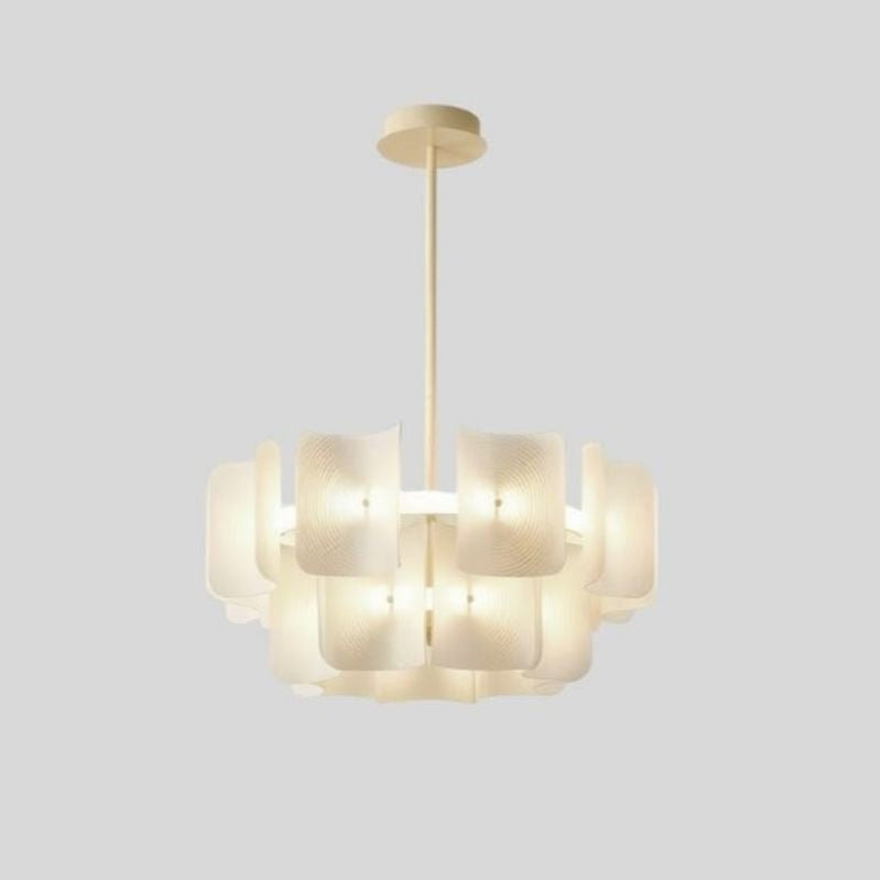 Japandi Industrial Metal Chandelier – Tiran