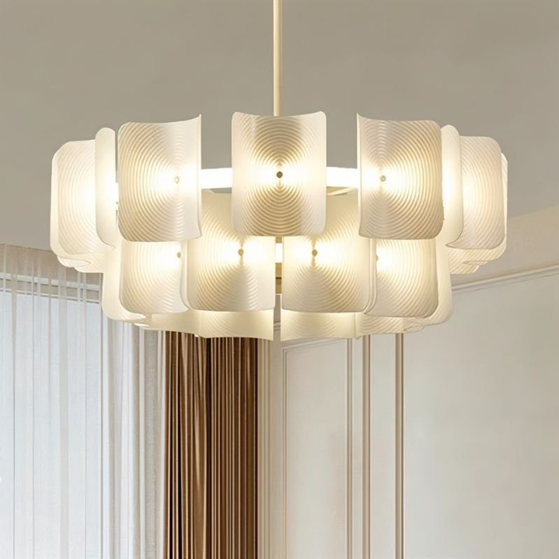 Japandi Industrial Metal Chandelier – Tiran