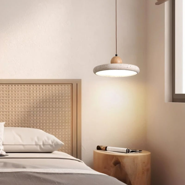 Japandi Round Minimalist Pendant Light – Tuvra