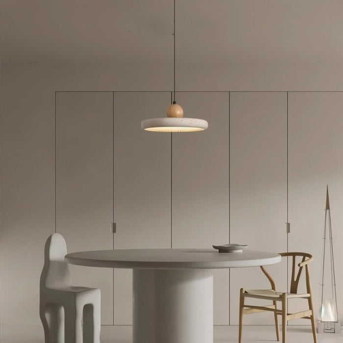 Japandi Round Minimalist Pendant Light – Tuvra