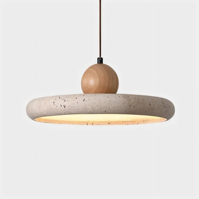 Japandi Round Minimalist Pendant Light – Tuvra