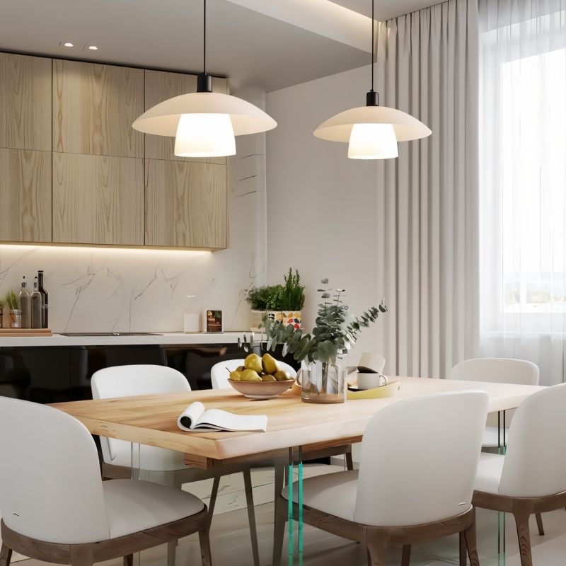 Japandi Industrial Cylinder Pendant Light – Vexon