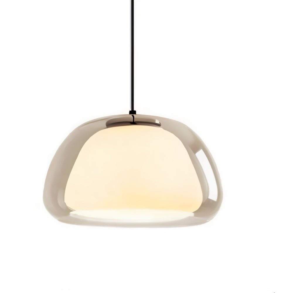 Japandi Glass Globe Pendant Light – Zabda