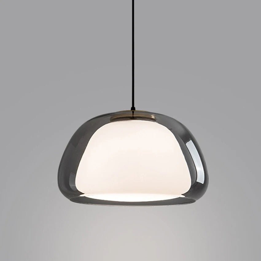 Japandi Glass Globe Pendant Light – Zabda