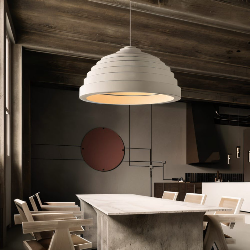 Japandi Green Glass & Brass Chandelier – Zelena