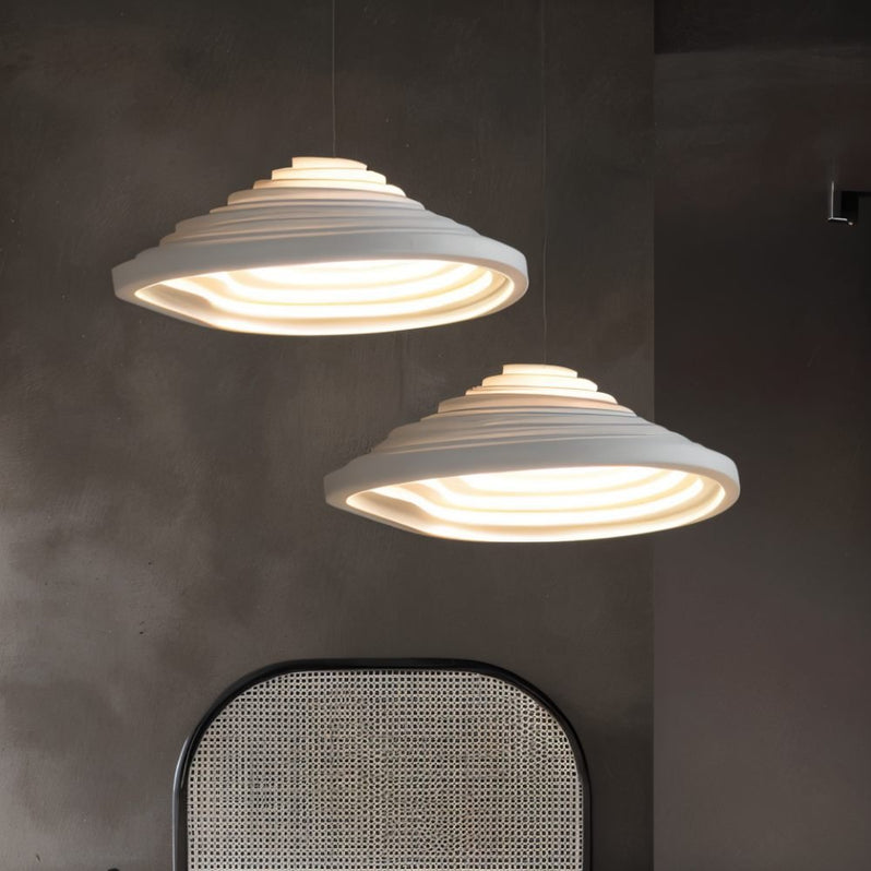 Japandi Green Glass & Brass Chandelier – Zelena