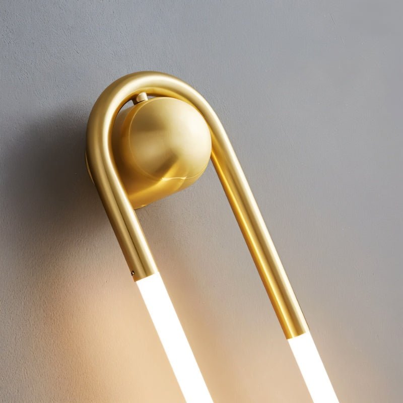 Japandi Minimalist Curved Metal Wall Lamp – Zenn