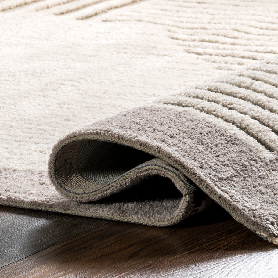 Japandi Wedged Striped Rug