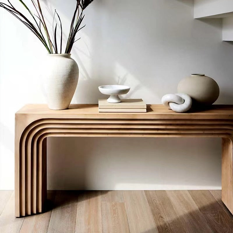 Wooden Japandi Console Table | Japandistore®