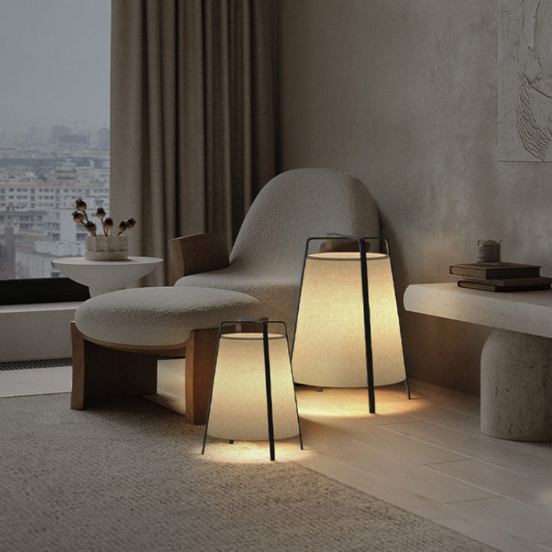 Japandi Fabric Floor Lamp