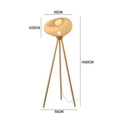 Japandi Bamboo Floor Lamp | Japandistore®
