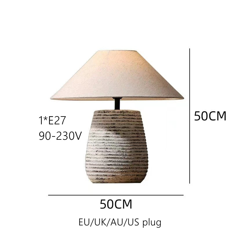 Japandi Ceramic Beside Table Lamp | Japandistore®